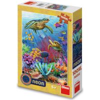 Dino Puzzle neon Podmorský svet 100 XL dielikov 3