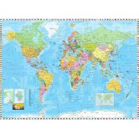 Dino Puzzle Mapa sveta politická 1000 dílků