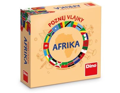 Dino Poznaj vlajky Afrika cestovná hra