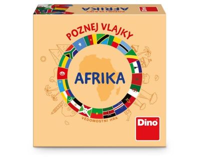Dino Poznaj vlajky Afrika cestovná hra