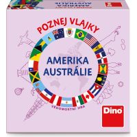 Dino Poznaj vlajky Amerika a Austrália cestovná hra 3