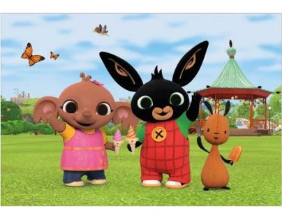 Dino Puzzle Bing na zmrzline 24 dielikov