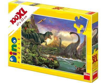 Dino Puzzle Dinosauři 100 XL dílků