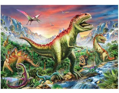Dino Puzzle Dinosauři plakát 180 XL
