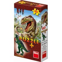 Dino Puzzle Dinosaurus s figúrkou 60 dielikov Tyrannosaurus Rex