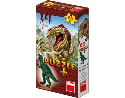 Dino Puzzle Dinosaurus s figúrkou 60 dielikov Tyrannosaurus Rex