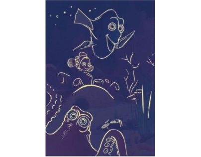 Dino Puzzle Disney Dory neon 100XL dielikov