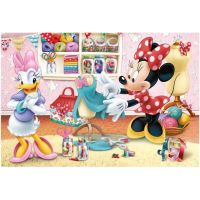Dino Puzzle Disney Mickey Mouse pracujúca Minnie 2 x 66 dielikov 2