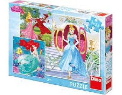 DINO Já princezna 3v1 3x55 dílků