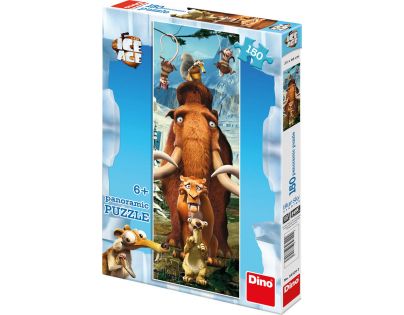 Dino Puzzle Doba ledová Panoramic Artisté 150 dílků