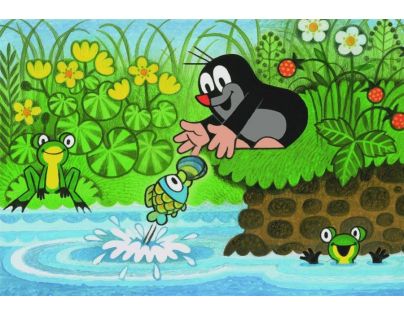 Dino Krtko a perla 2x48dílků v krabici