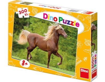 DINO 300 dílků Kůň zlatohřívák XL
