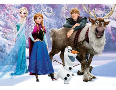 Dino Puzzle Ledové království Elsa a přátelé 24 Maxi dílků