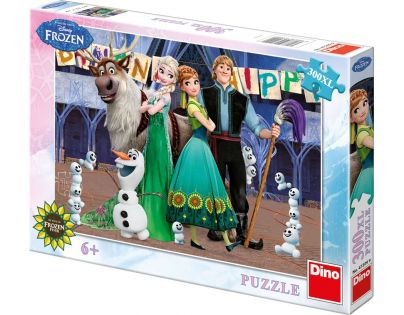 Dino Puzzle Ledové království narozeniny 300 XL dílků