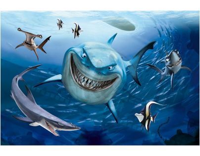 DINO 385061- Puzzle Nemo v mořské hlubině - 2 x 66 dílků (32,3 x 22 cm)