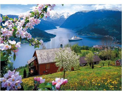 Dino Puzzle Norský fjord 1000 dílků