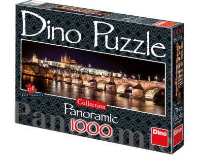 DINO 1000 dílků Hradčany v noci