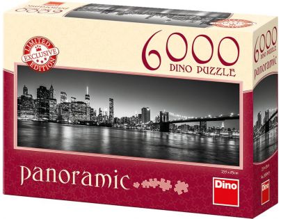 Dino Puzzle Panoramic Noční Brooklyn 6000 dílků