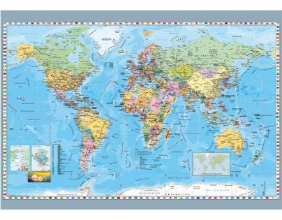 Dino Puzzle Politická mapa světa 1000 dílků