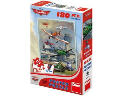 DINO 394018 - Puzzle Planes Hladké přistání (180 dílků)