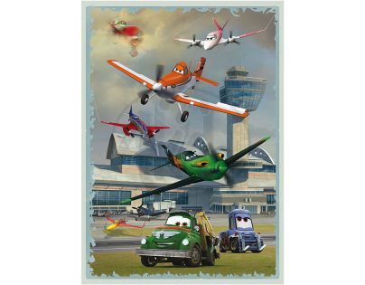 DINO 394018 - Puzzle Planes Hladké přistání (180 dílků)