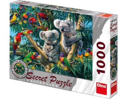 Dino Puzzle Secret Collection Koaly 1000 dílků
