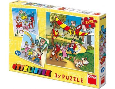 DINO 335073 - Čtyřlístek   3x55D