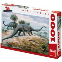 Dino Puzzle Zdeněk Burian Diplodocus 1000 dielikov 2