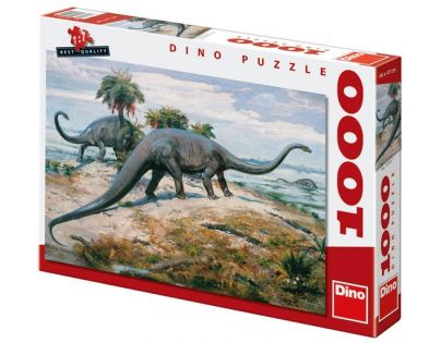 Dino Puzzle Zdeněk Burian Diplodocus 1000 dielikov