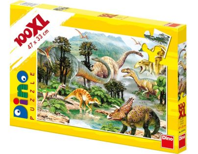 Dino Život dinosaurů XL 100 dílků