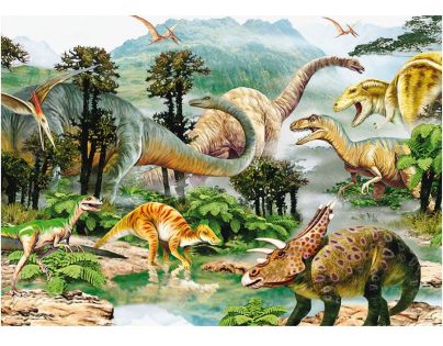 Dino Život dinosaurů XL 100 dílků