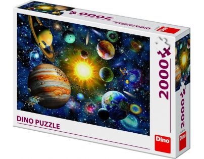Dino Puzzle Slnečná sústava 2000 dielikov