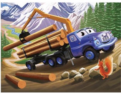 Dino drevené kocky Tatra 12 kociek