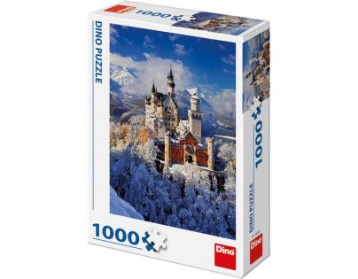 Dino Puzzle Zimný Neuschwanstein 1000 dielikov