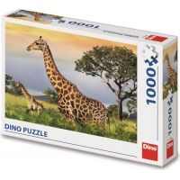 Dino Puzzle Žirafia rodina 1000 dielikov 2