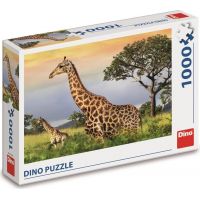 Dino Puzzle Žirafia rodina 1000 dielikov 4