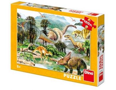 Dino Život dinosaurov Puzzle 100 XL dielikov