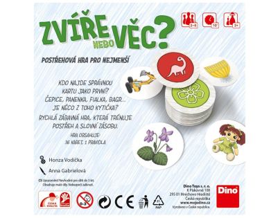 Dino Zviera Alebo Vec? cestovná hra