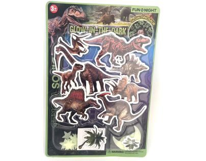 Dinosaury + hviezdičky svietiace v tme