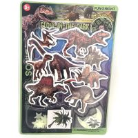 Dinosaury + hviezdičky svietiace v tme