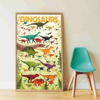 Poppik Samolepkový plagát vzdelávací Dinosaury 2