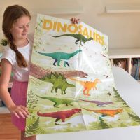 Poppik Samolepkový plagát vzdelávací Dinosaury 3
