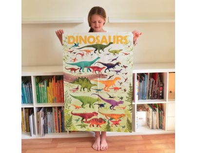 Poppik Samolepkový plagát vzdelávací Dinosaury