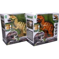 Dinosaurus chodiace s efektmi 50 cm béžovo-zelený 2