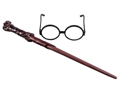 Disguise Harry Potter set prútik a okuliare - Poškodený obal