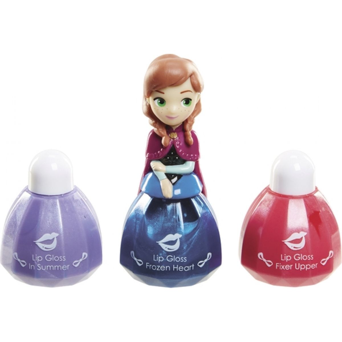 Disney Frozen Little Kingdom Make up pro princezny Anna modrá a lesky na rty