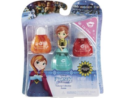 Disney Frozen Little Kingdom Make up pro princezny Anna zelená a lesky na rty