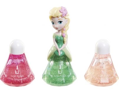 Disney Frozen Little Kingdom Make up pro princezny - Elsa zelená a laky na nehty