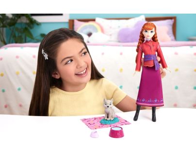 Disney Frozen bábika - Anna s polárnou líškou
