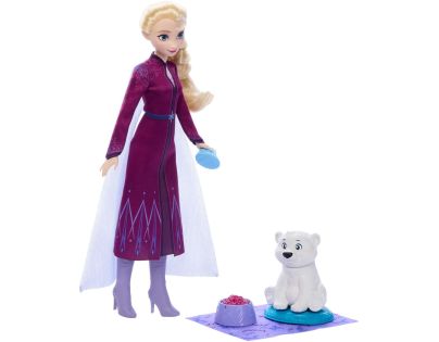 Disney Frozen bábika - Elsa s ľadovým medveďom